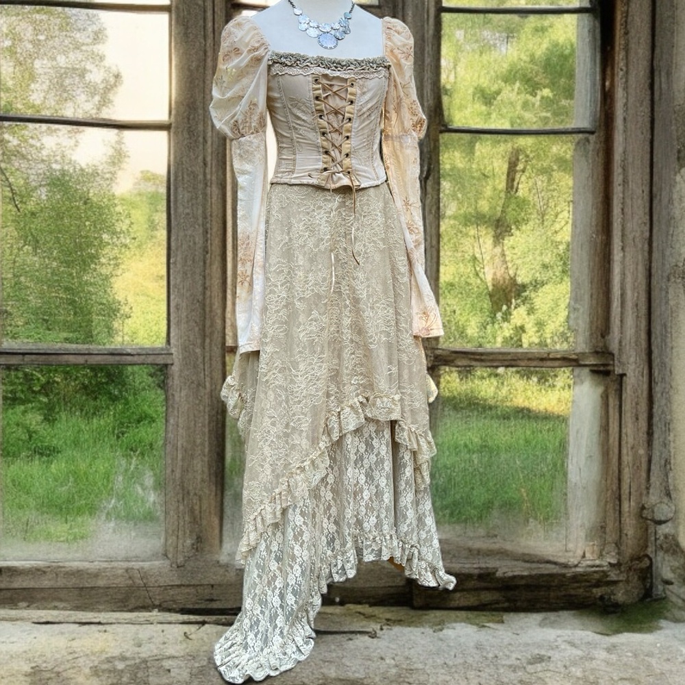 Top and skirt size 6 fairycore fairy exquisite set